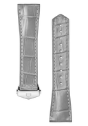Carrera 39MM graues Alligatorlederarmband
