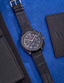 Black Embossed Alligator Leather Strap 18mm-21mm