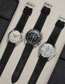Black Suede Leather Strap - 17-21mm