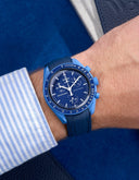 Curved Vertech Rubber Strap - Blue