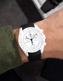 Curved Rubber Strap - Black