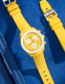 Curved Rubber Strap - Yellow